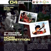 Home 3rd edition – blowing of horn competition! a traditional communication skill brought alive on t